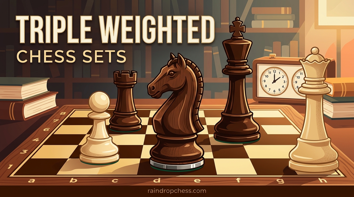 Triple Weighted Chess Sets