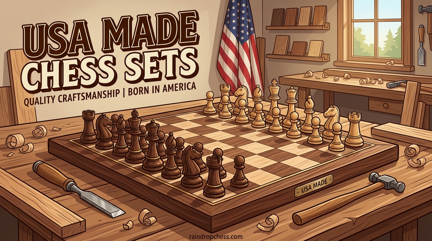 USA Made Chess Sets