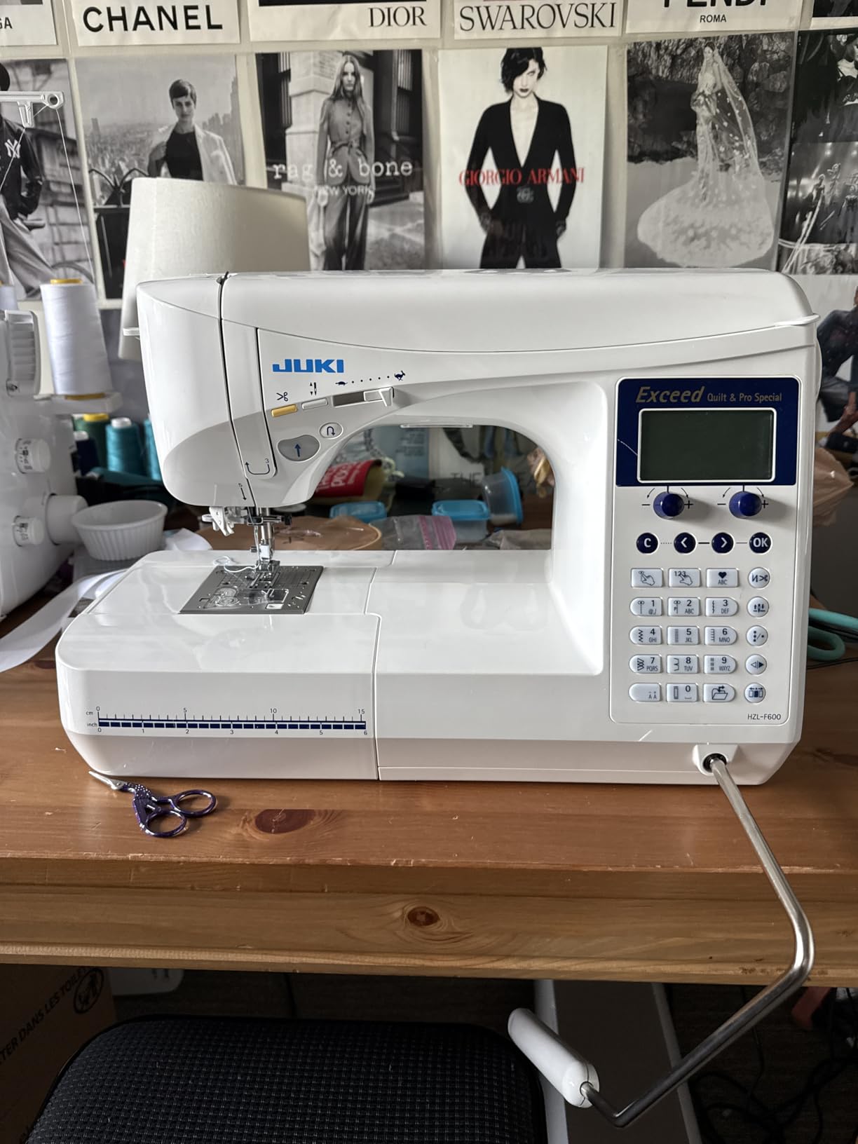 Juki HZL-F600 Computerized Sewing and Quilting Machine customer photo 1