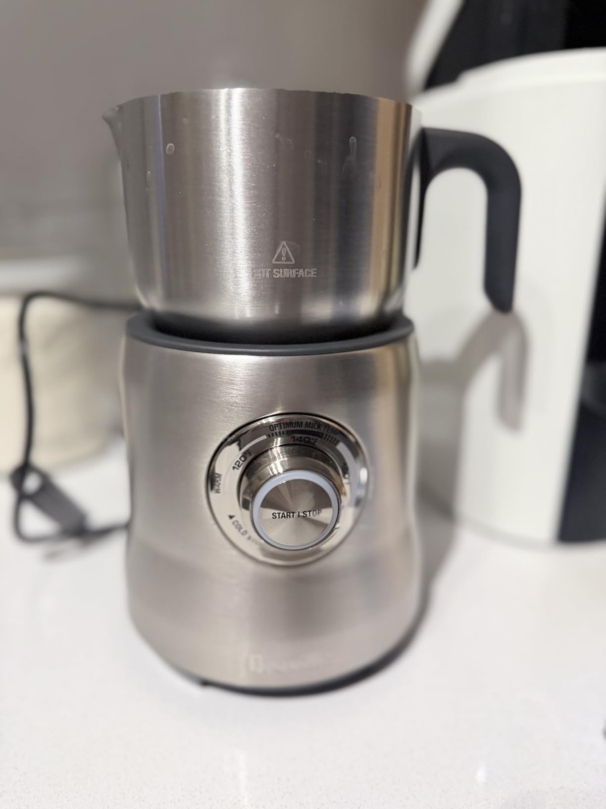 Breville BMF600XL Milk Café Frothe, Brushed Stainless Steel customer photo 1