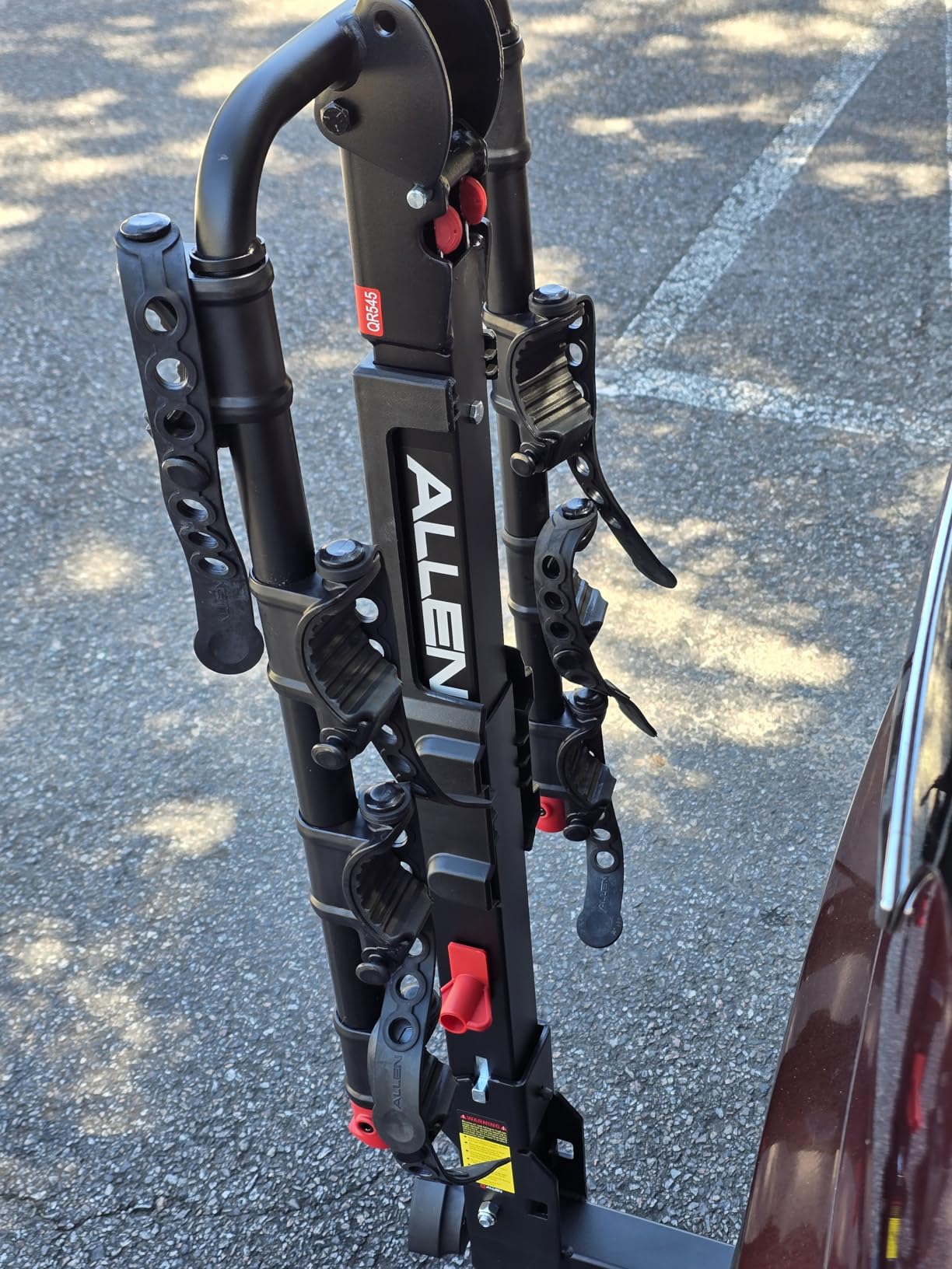 Allen Sports Premier Locking Quick Release 4-Bike Carrier for 2 in. Hitch, Black customer photo 1