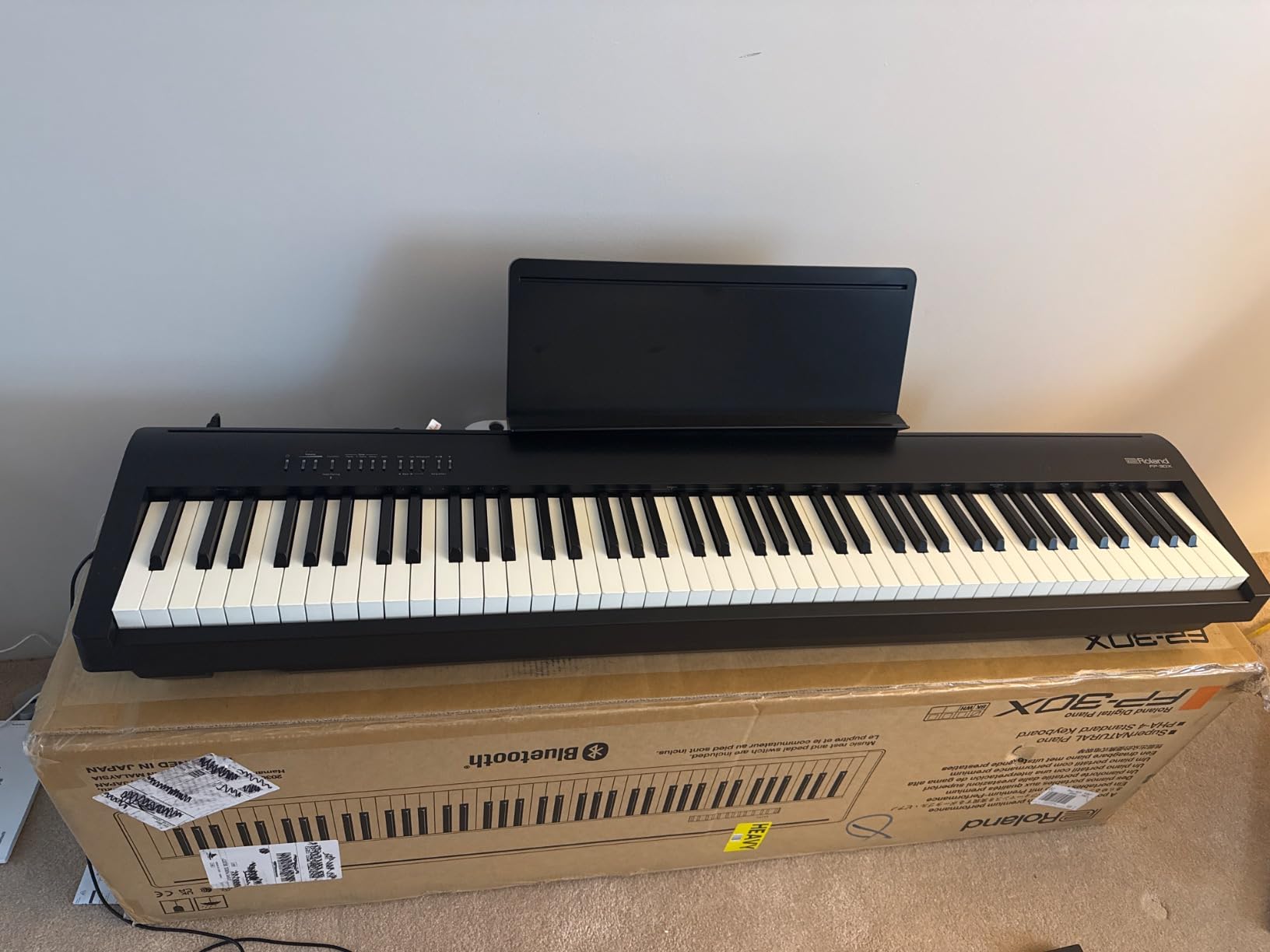 Roland FP-30X 88-Note Digital Piano, Black customer photo 1