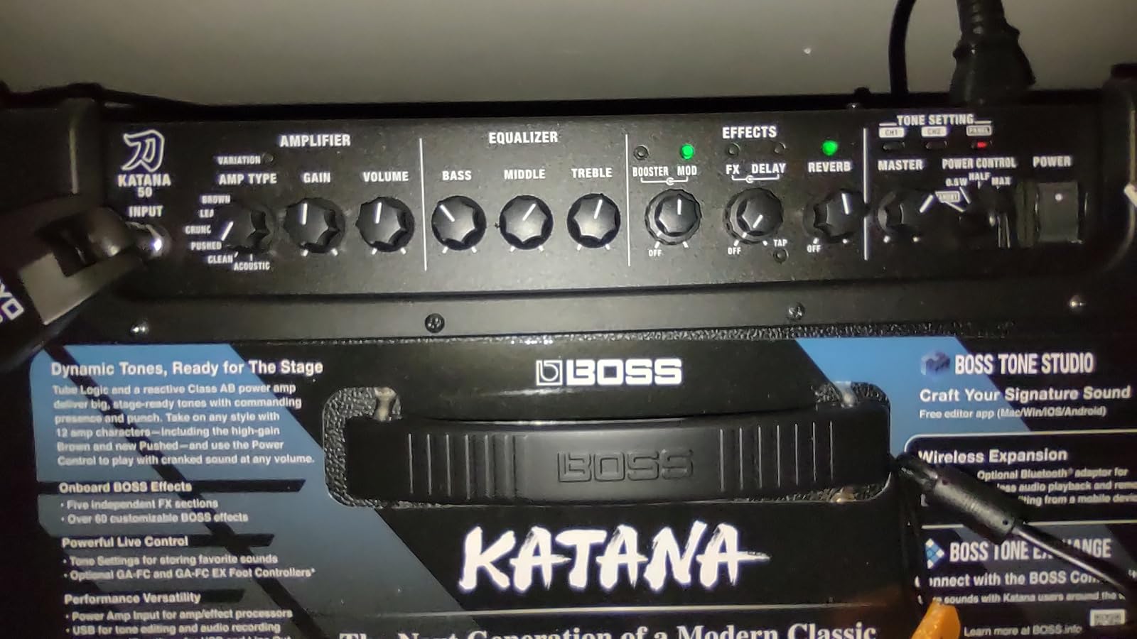 BOSS Katana-50 Gen 3 Guitar Amplifier, 50-Watt Combo Amp customer photo 2