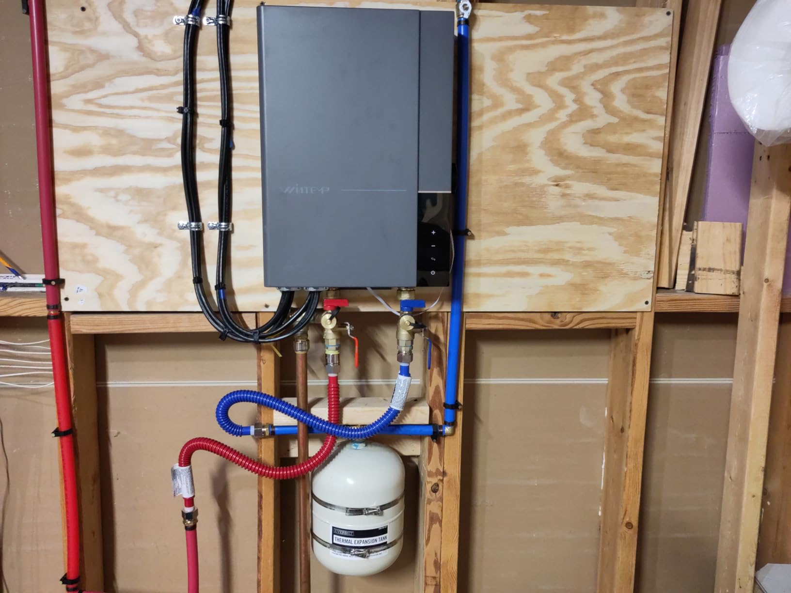 Electric Tankless Water Heater WINTEMP 27kW 240V, Whole House Hot Water Supply, On Demand Instant Endless Water Heater, with LED Temperature Display, WiFi Control, Up to 6.3 GPM, ETL Certified customer photo 1