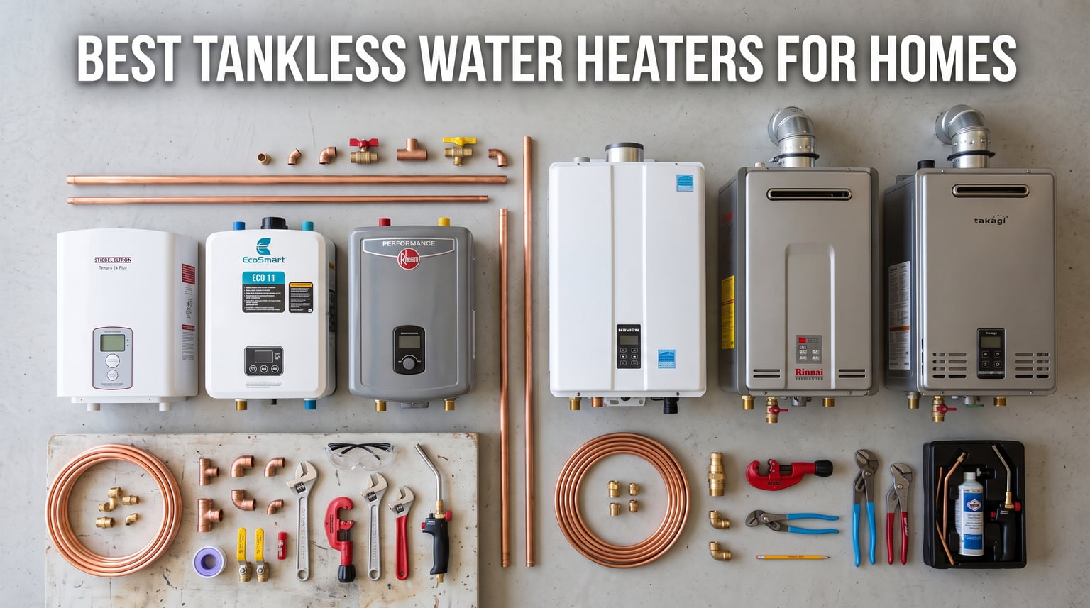 Best Tankless Water Heaters for Homes