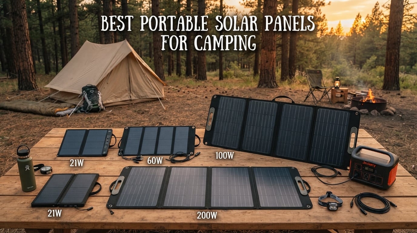 Best Portable Solar Panels for Camping