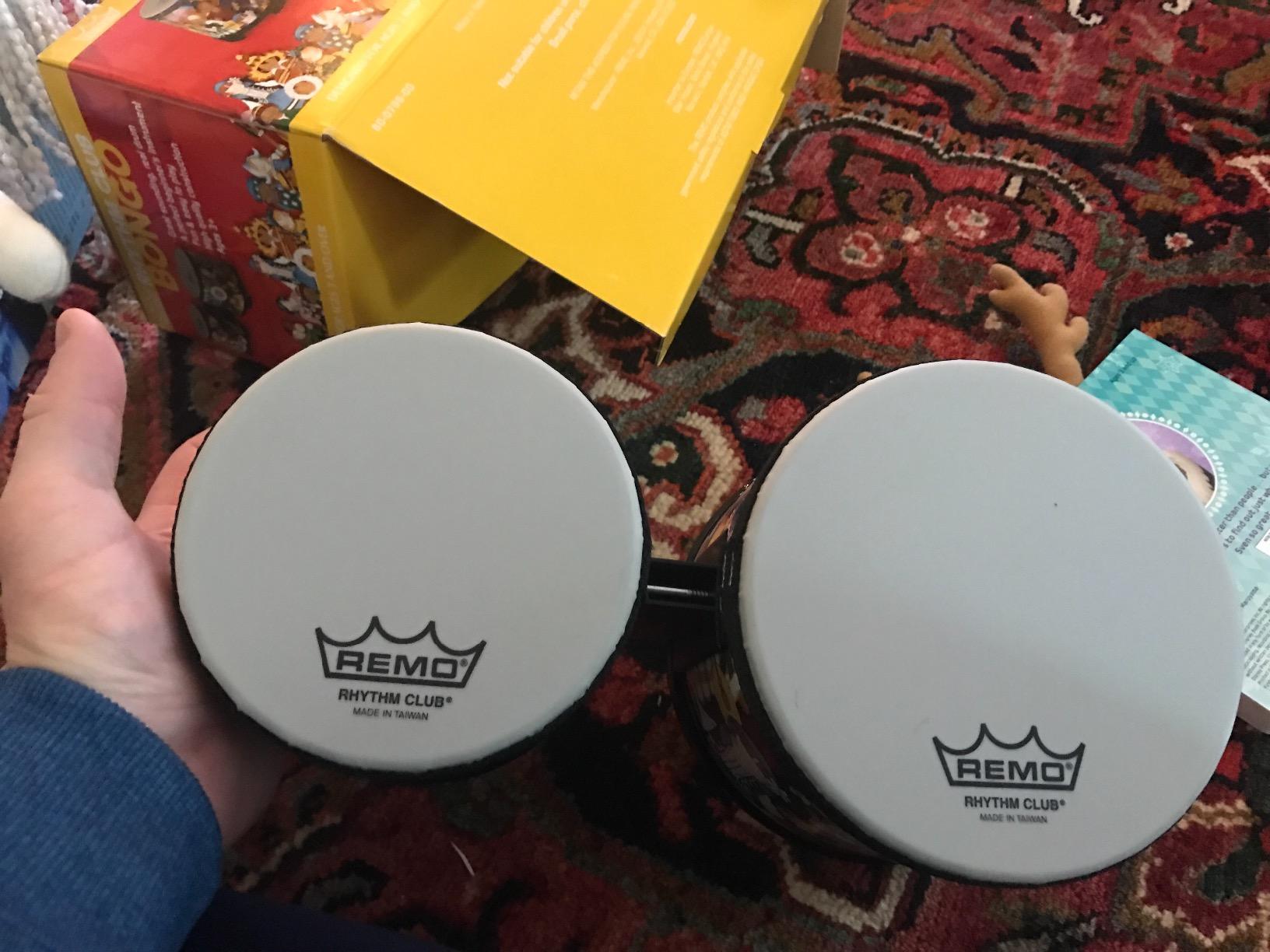 Remo RH-5600-00 Rhythm Club Bongo Drum - Rhythm Kids, 5
