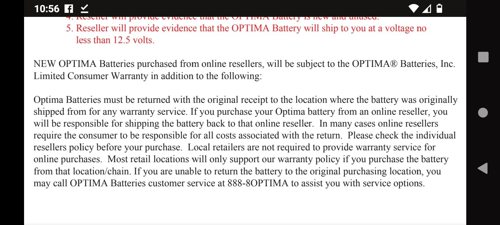 OPTIMA Batteries High Performance 34/78 RedTop Sealed AGM Car, Truck, and SUV Starting Battery, 800 CCA, Dual SAE and GM Terminals customer photo 1