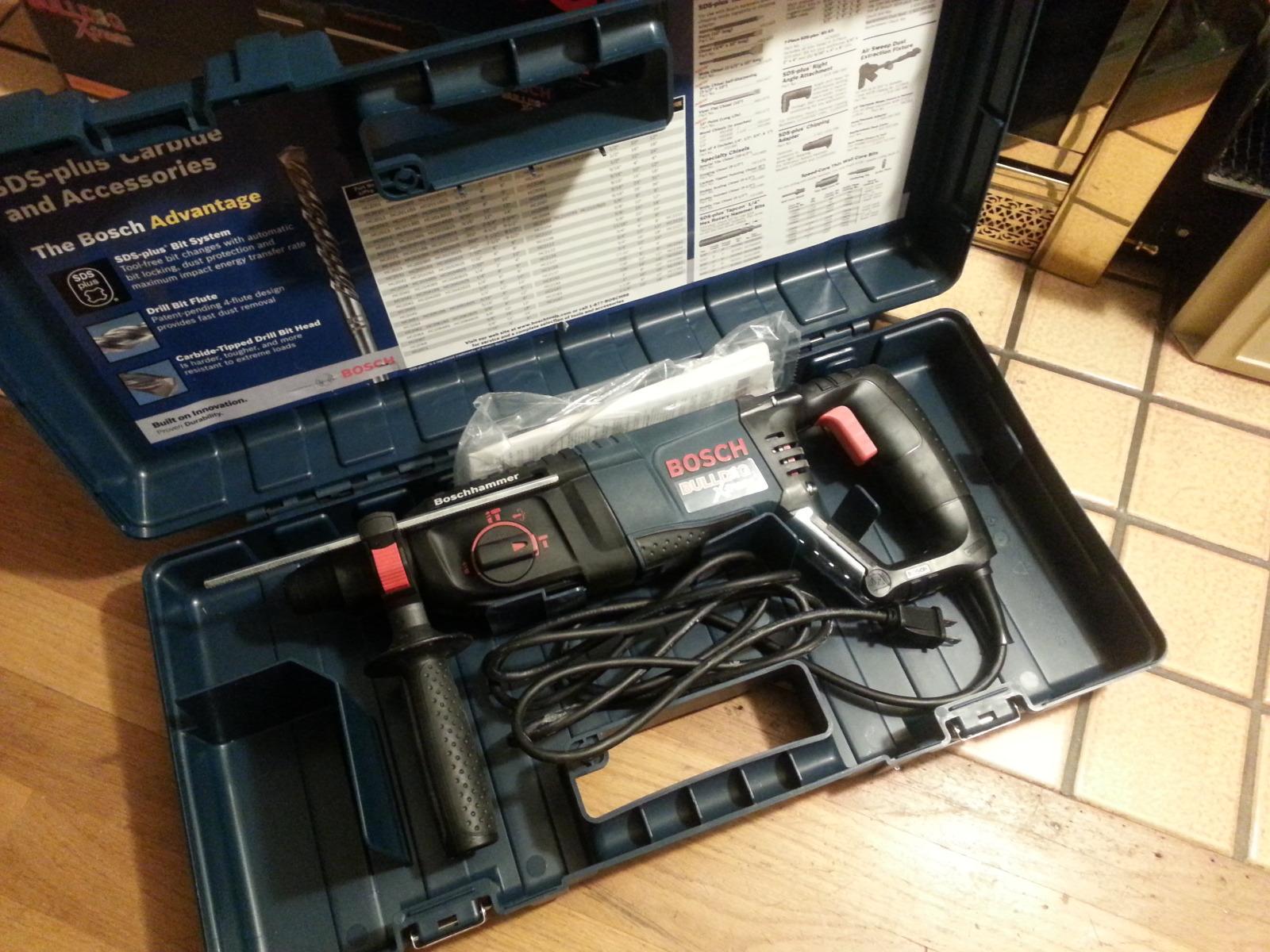 BOSCH 11255VSR Bulldog Xtreme SDS-Plus Rotary Hammer, 8 Amp 1 Inch Corded Variable Speed, Concrete/Masonry customer photo 1