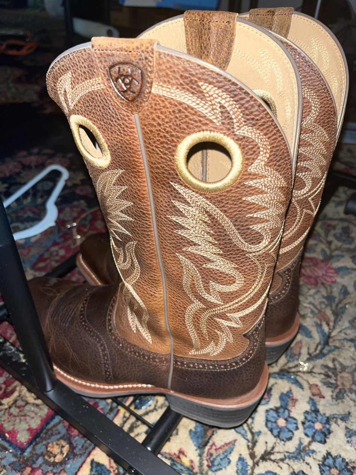 Heritage Roughstock Western Boot - Men's Square Toe Leather Work Boot customer photo 1