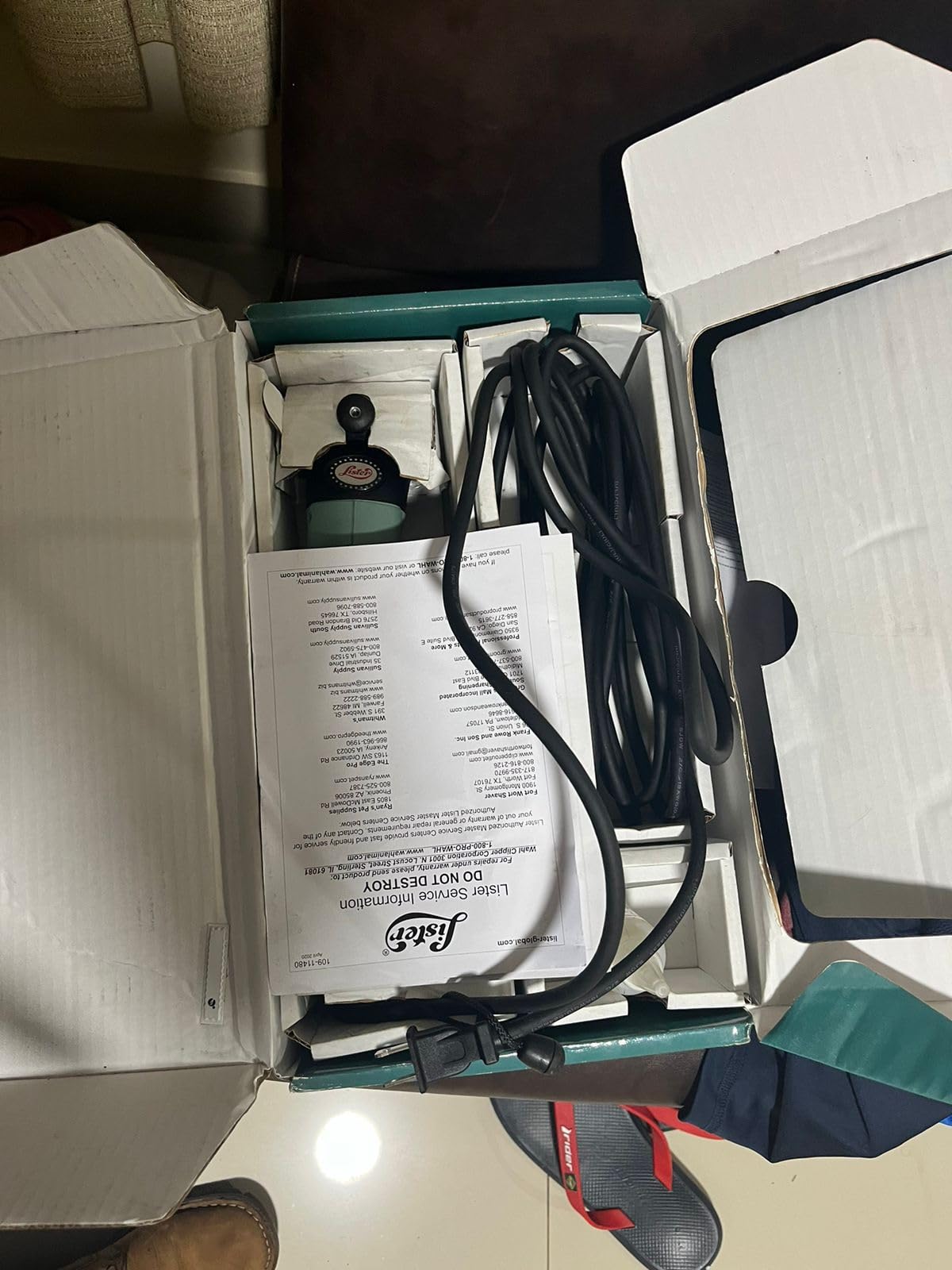 Lister Star Clipper - Professional Animal Clipper - Livestock Shearing Tool - Includes A2F/AC Fine Blades, Oil, Brush & Filter - for Horses, Cattle, Alpacas & Pigs customer photo 2