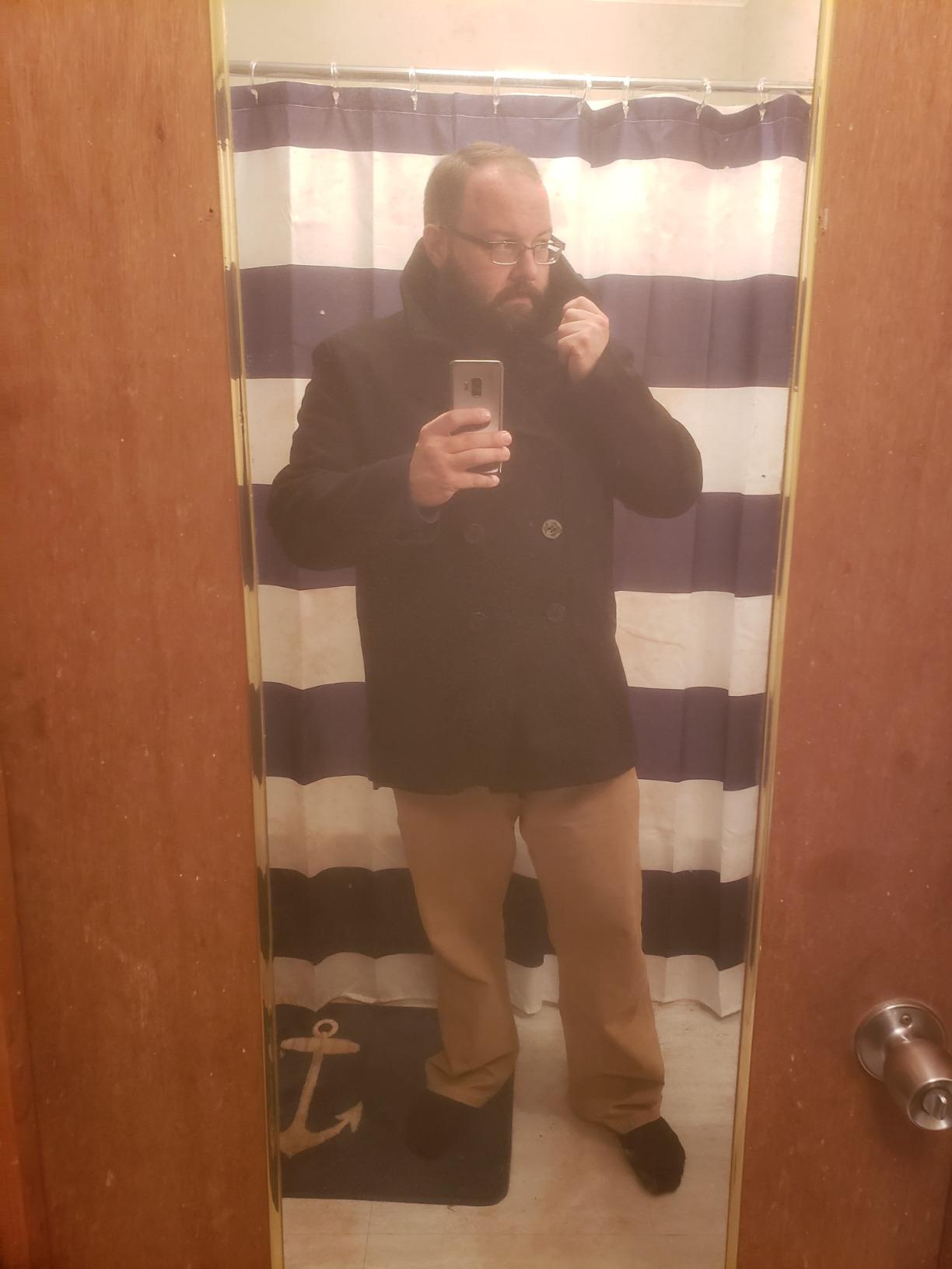 Mil-Tec Us Navy Pea Coat Tuch Men's Jacket customer photo 2