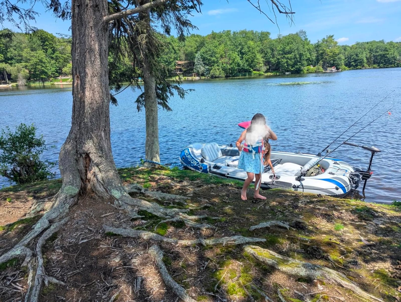 INTEX Transom Electric Trolling Motor for Inflatable Boat, 40lb Thrust | 68631E customer photo 2