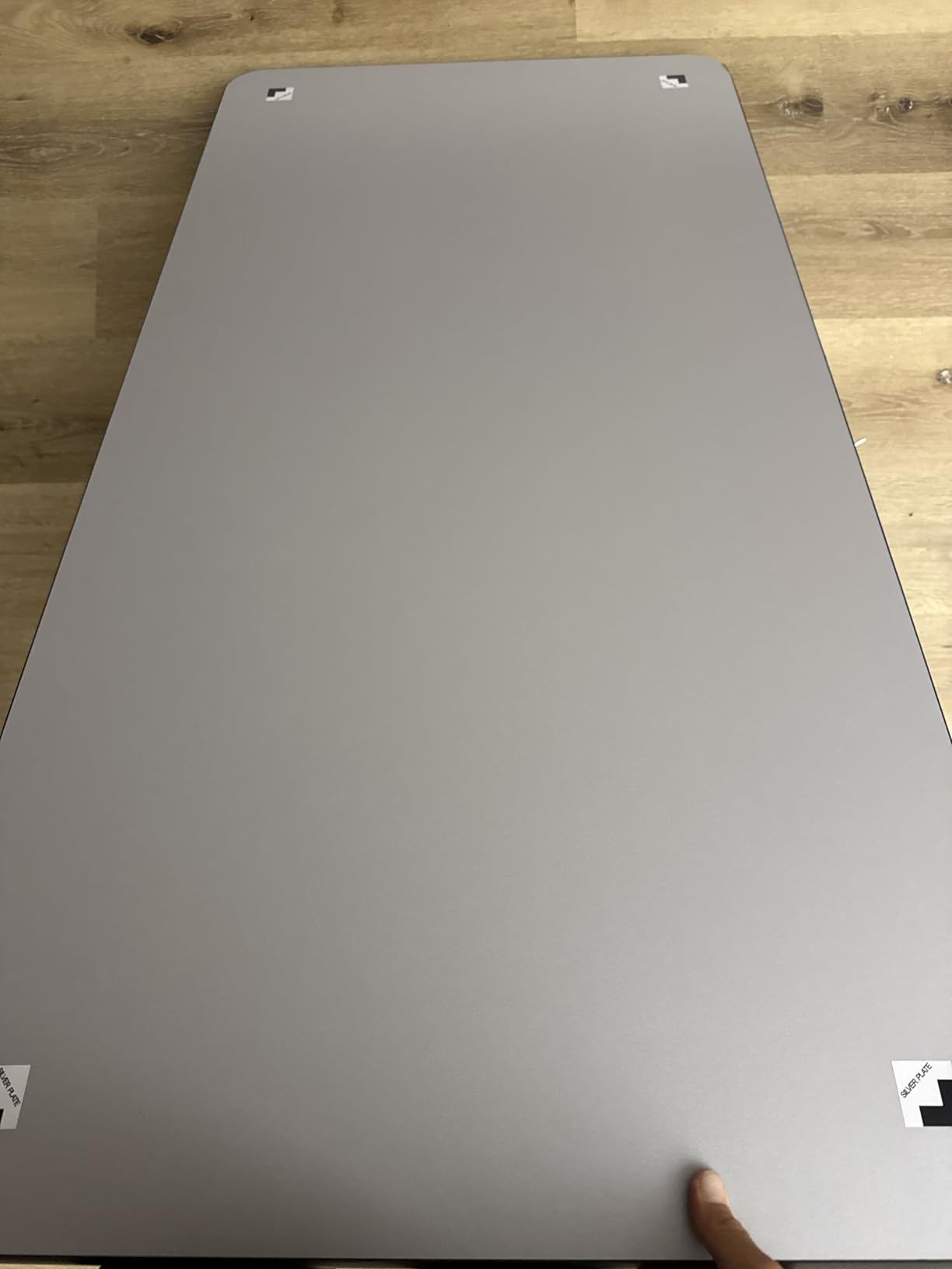 Flash Furniture 18x24 in Rectangular Activity Table, Oak | Height Adjustable, Standard Legs, Thermal Laminate customer photo 2