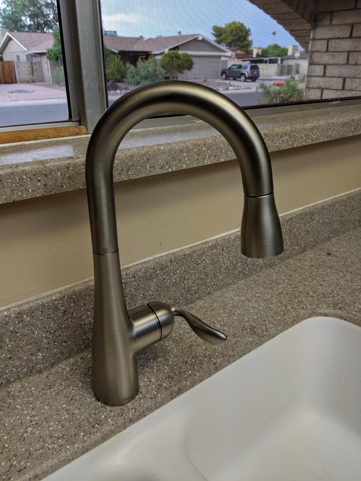 Moen Arbor Pulldown Bar Faucet with Reflex and Power Clean, Spot Resist Stainless 5995SRS customer photo 2