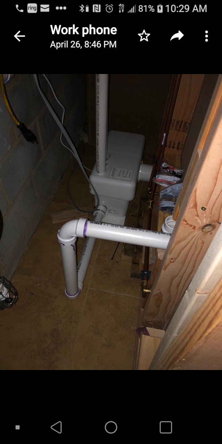 Liberty Pumps ASCENTII-ESW 1/2 HP, 115VESW Macerating Toilet customer photo 1