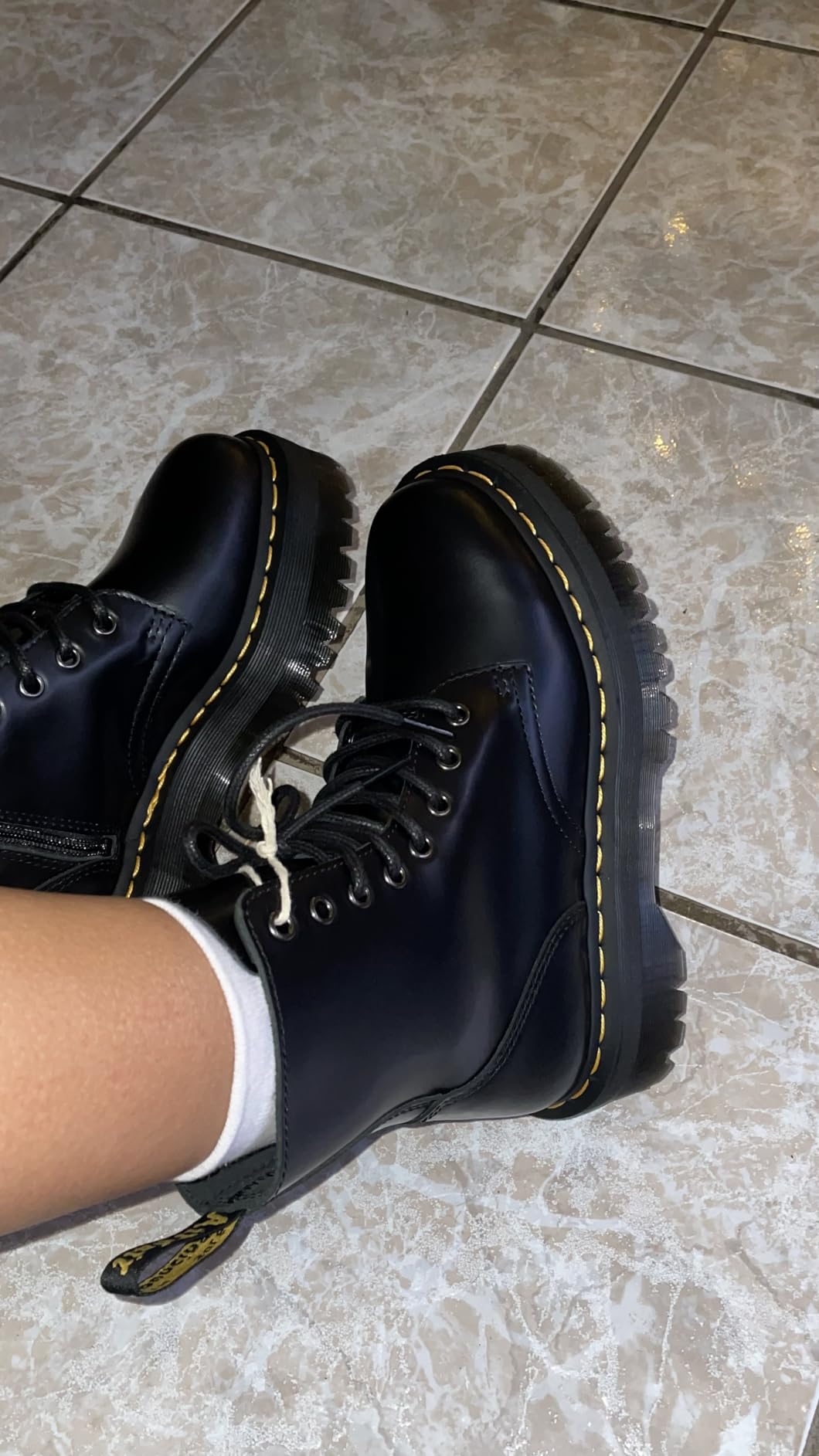 Dr. Martens Jadon Smooth Leather Platform Boots customer photo 2