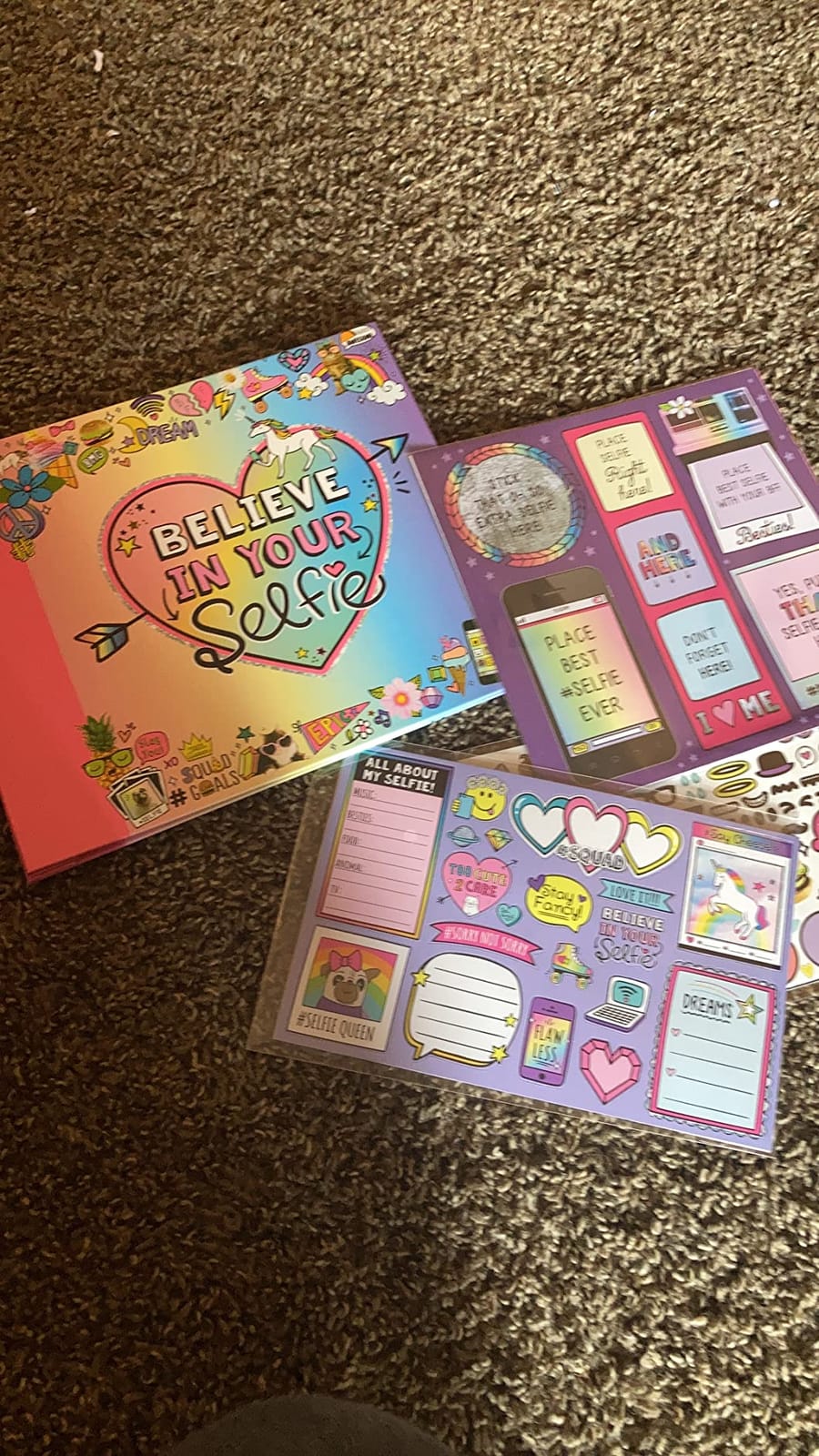 Just My Style Ultimate Scrapbook, Personalize and Decorate A 40-Page DIY Scrapbook, Great for Travel, Road Trips & On-The-Go, Memory Keeper Scrap Book for Kids & Tween Ages 6, 7, 8, 9,Beige customer photo 1