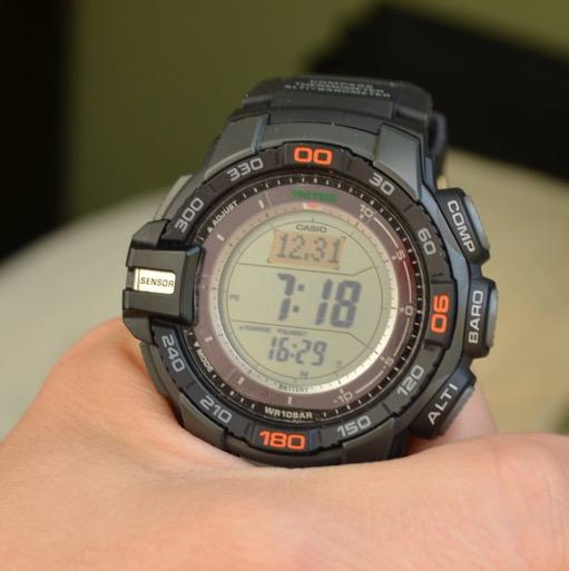 Casio Men's Pro Trek PRG-270-1 Tough Solar Triple Sensor Multifunction Digital Sport Watch customer photo 1