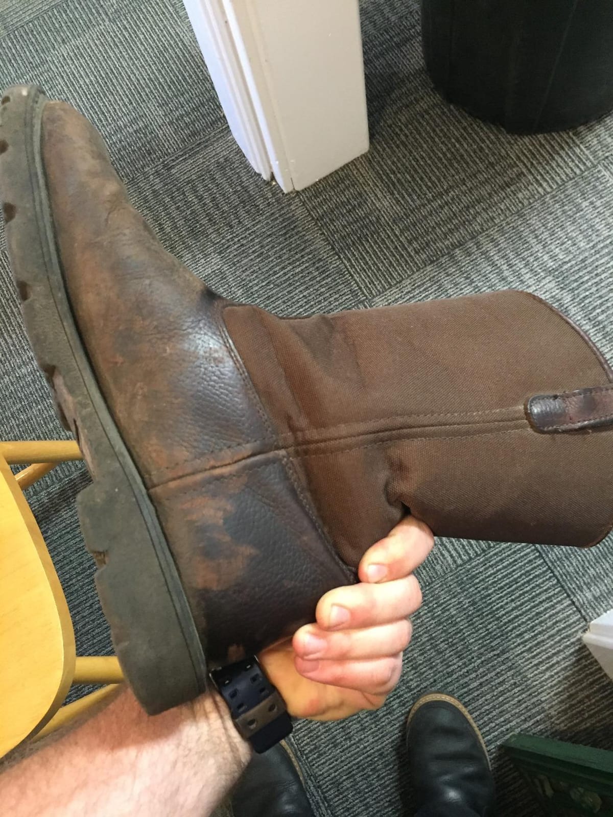Georgia Boot Men's Homeland Waterproof Wellington Work Boots customer photo 1