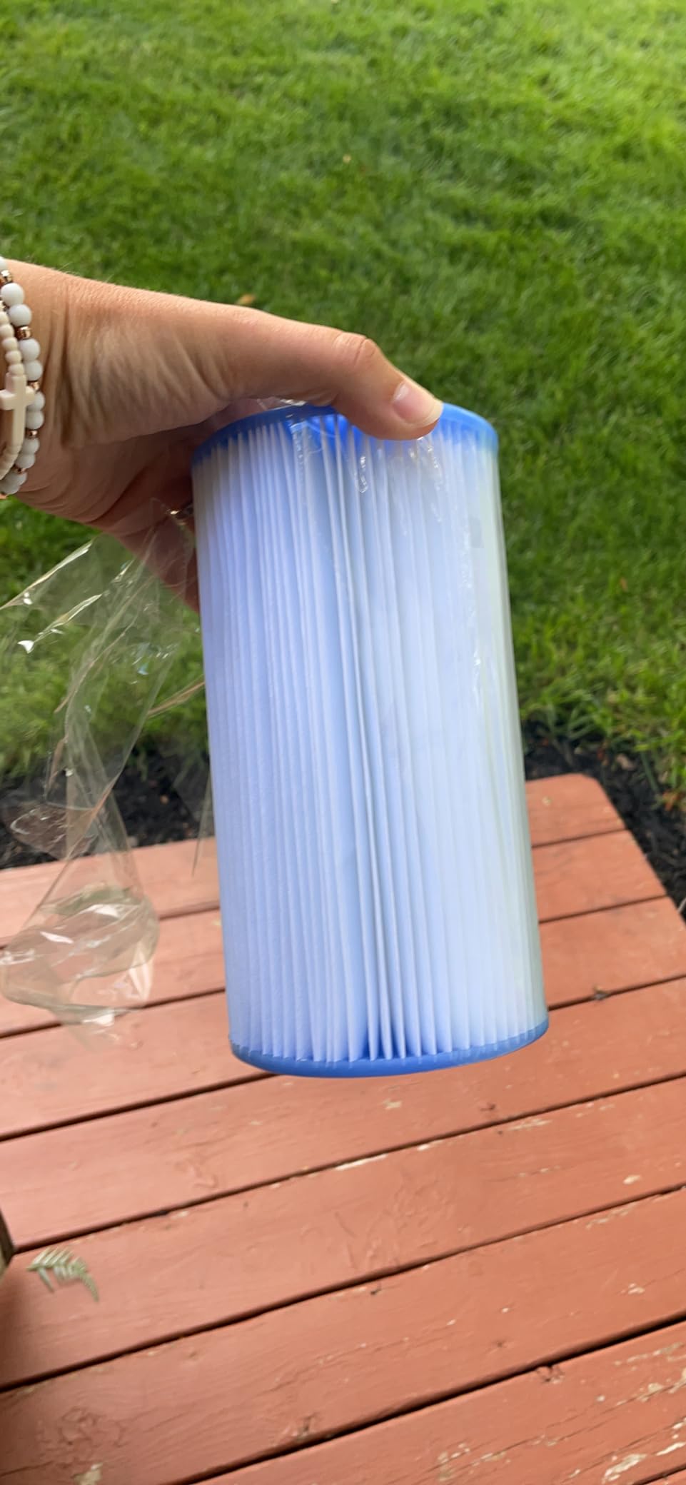 INTEX 29002E Type A Pool Filter Cartridge: for INTEX Filter Pumps – Easy-to-Clean – Dacron Paper – Efficient Filtration – Two Pack customer photo 1