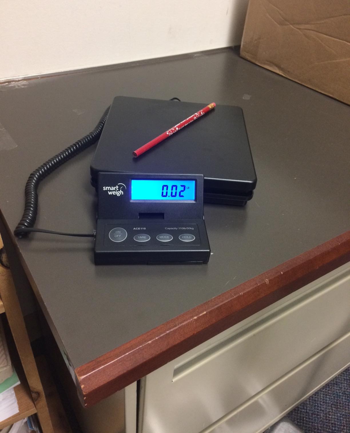 Smart Weigh Digital Postal Shipping Scale, 110lb/50kg to 0.1oz/2g Precision, Hold Function, Separate Wall-Mount Screen, AC Adapter & Batteries Included customer photo 1