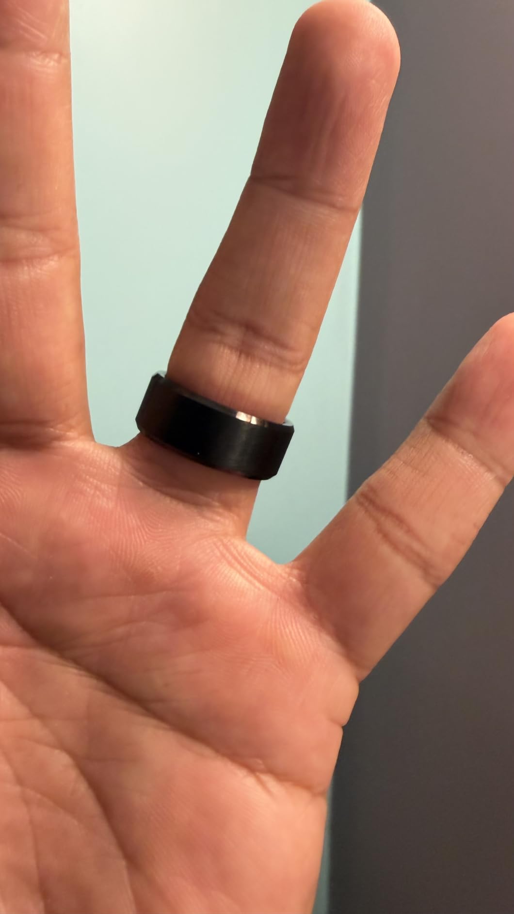 King Will Tungsten Men's Wedding Ring - Available in 6mm to 10mm customer photo 2
