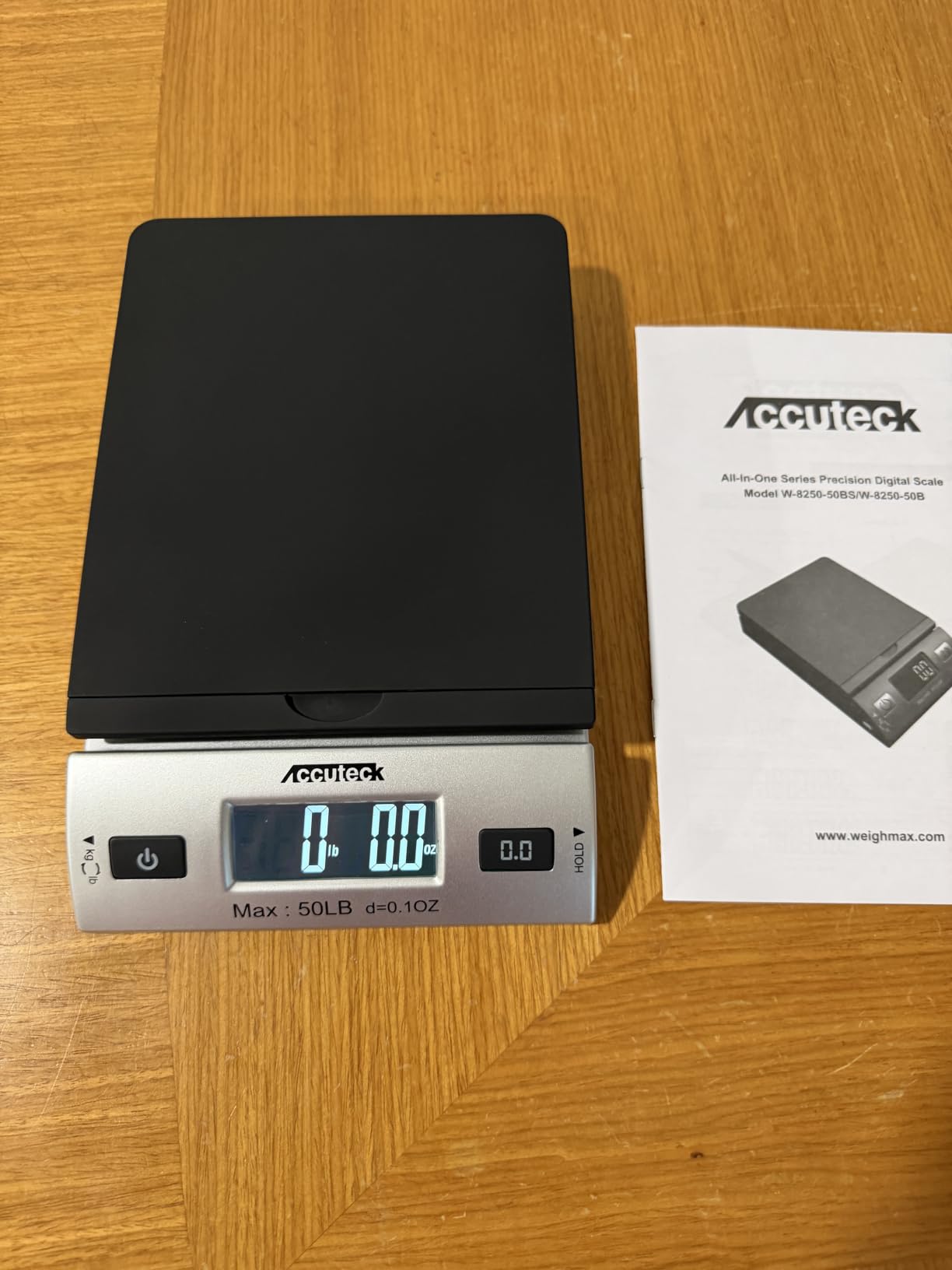 Accuteck 8250 High Accuracy Digital Shipping Scale and Postal Scale, 0.1oz Precision, 50Lb customer photo 1