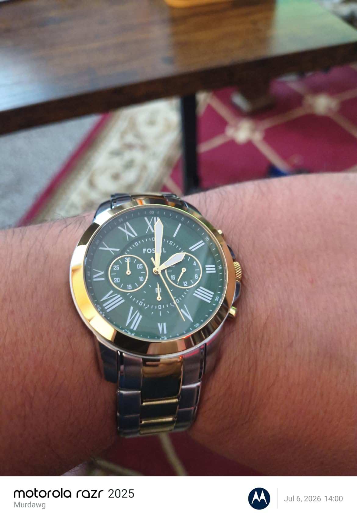 Fossil Men's Watch, Grant Quartz Chronograph Watch customer photo 1