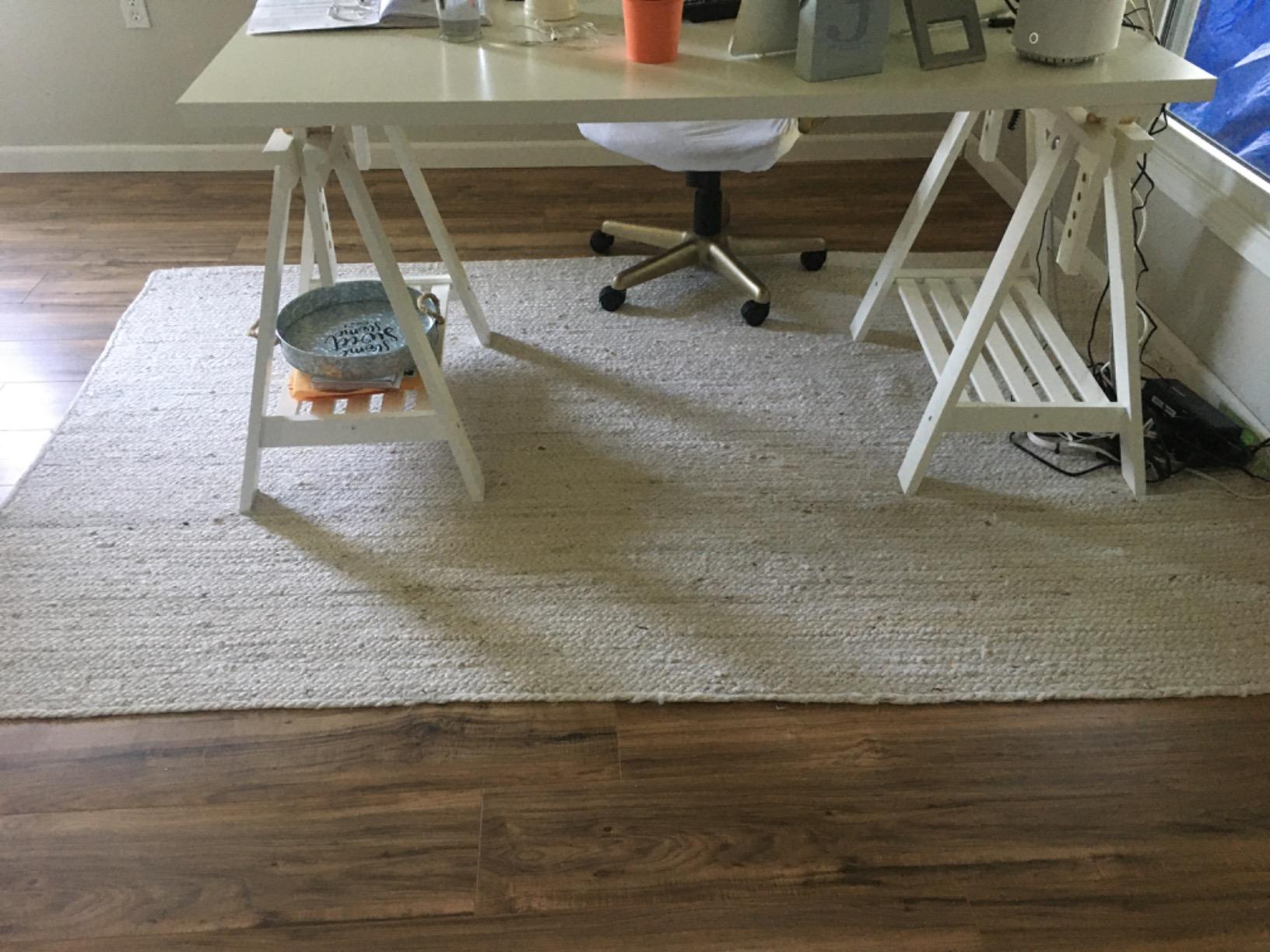 nuLOOM 6x9 Rigo Jute Hand Woven Area Rug, Natural, Solid Farmhouse Design, Natural Fiber, For Bedroom, Living Room, Dining Room, Hallway, Office, Kitchen, Entryway customer photo 2