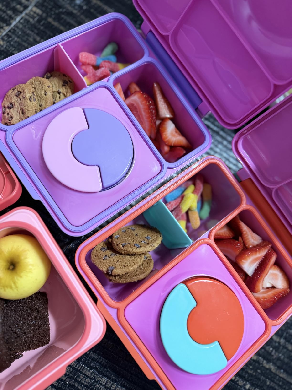 Omie OmieBox Kids Insulated Leakproof Bento Lunch Box with Food Jar (Blue Sky) customer photo 2