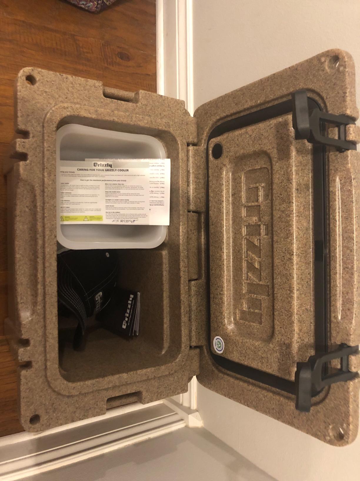 Grizzly 15 Cooler | 15 qt Ice Chest Durable Rotomolded Insulated | Made in USA customer photo 2