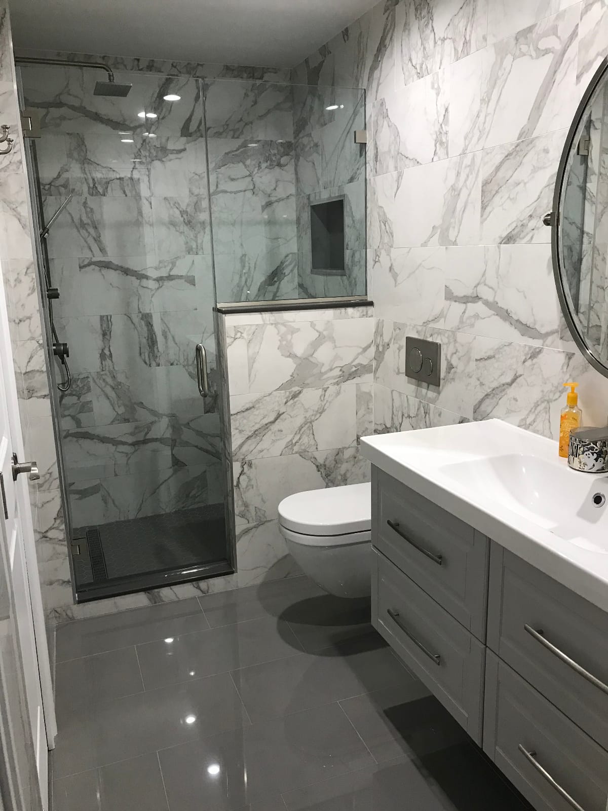 Geberit 111.798.00.1 In-Wall Toilet Carrier System with Dual Flush, Blue customer photo 1