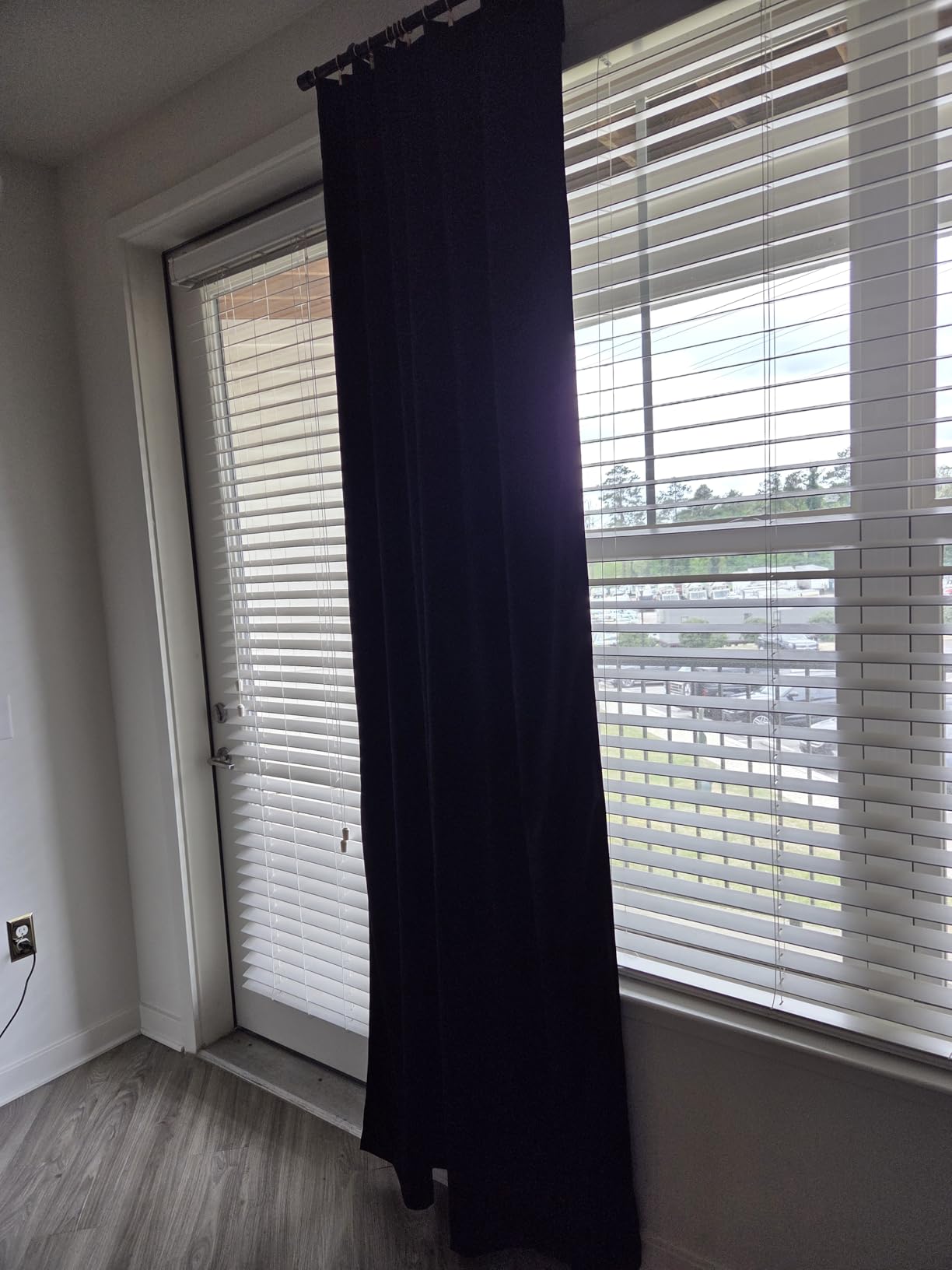 NICETOWN Black Velvet Blackout Curtains 96 inch Long 2 Panels | For Living Room and Bedroom, Thermal, Luxury, Rod Pocket Drapes, Window Treatments customer photo 1