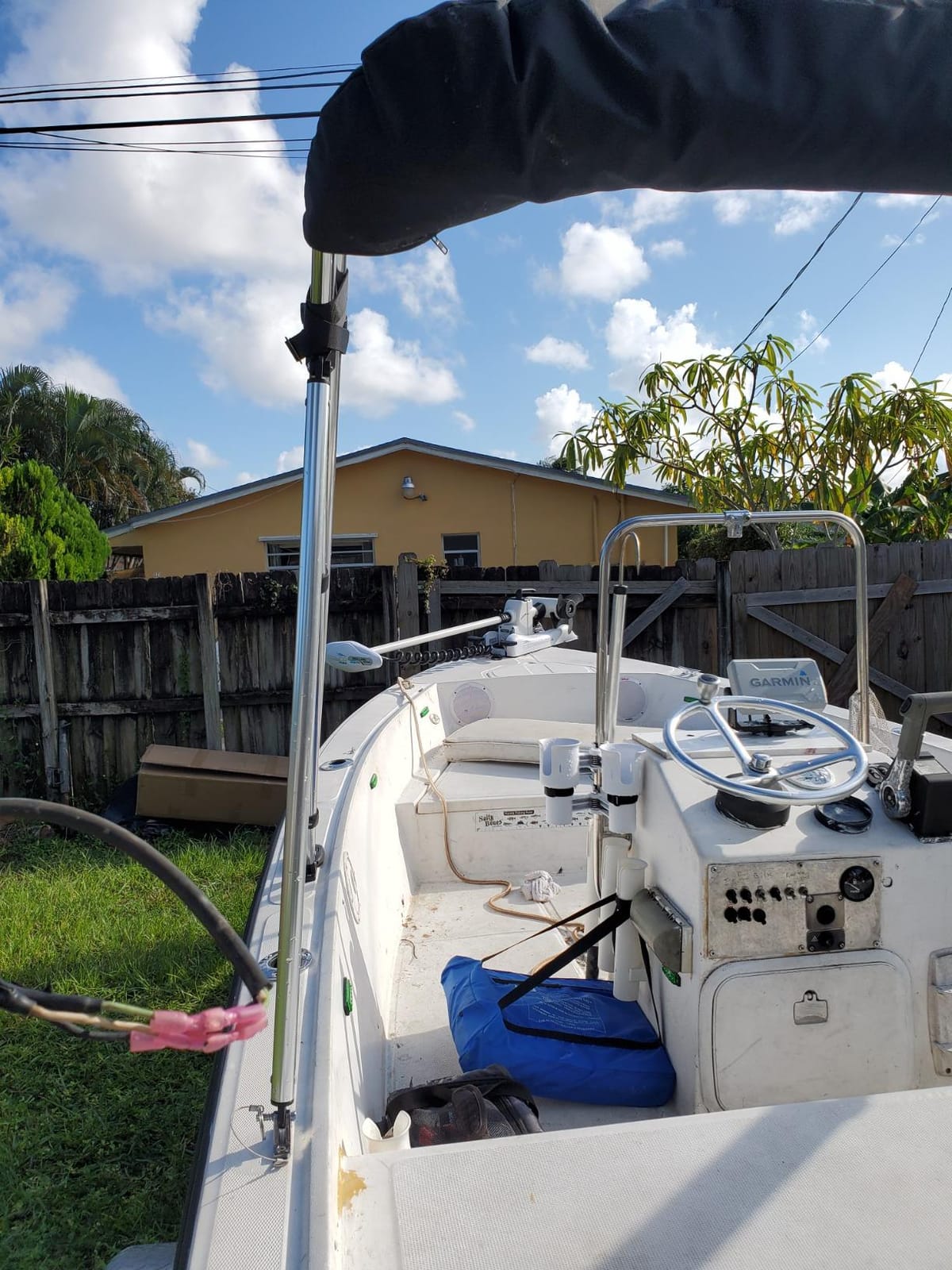 AQUOS Haswing Bow Mount Trolling Motor 12V 55lbs 48in with Wireless Remote | Fresh & Saltwater Ready, 164ft Wireless Remote Range, Black, Fits Boats up to 19ft, Req 13.7 x 8
