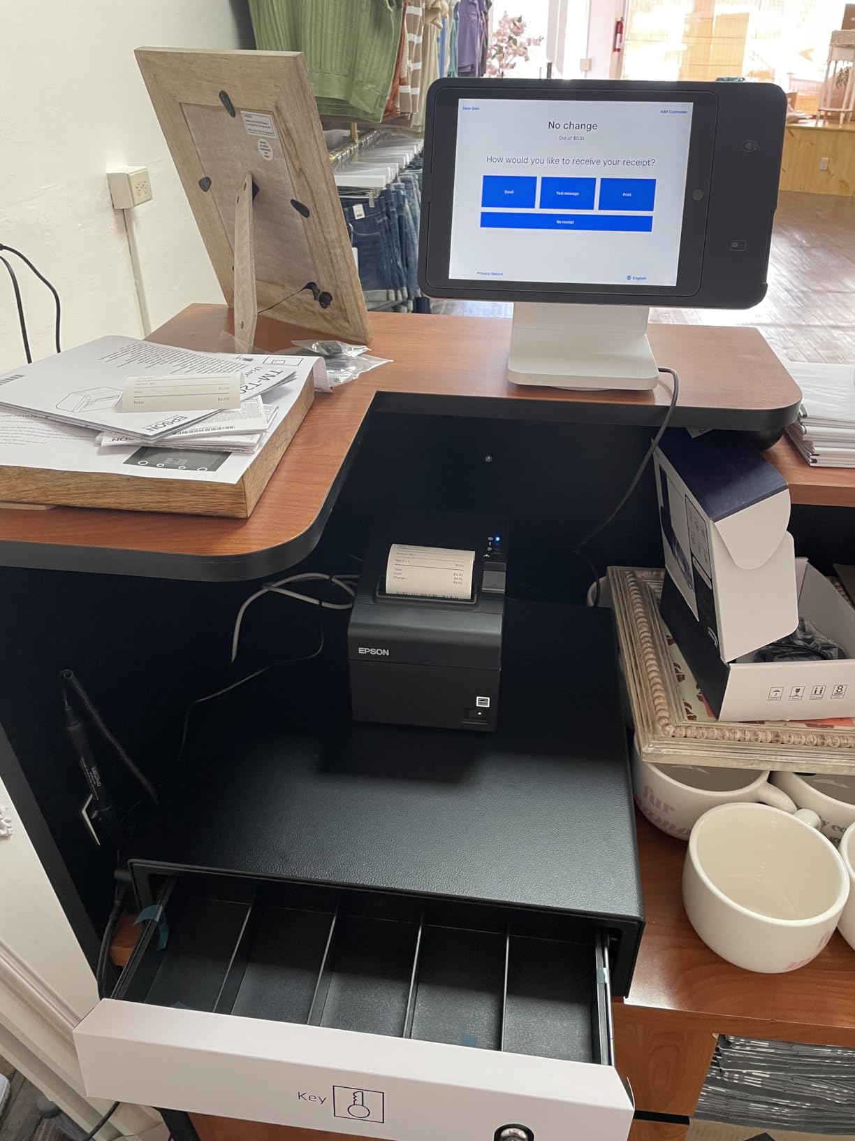 Cash Drawer and Receipt Printer, for Square Stand and Register customer photo 1