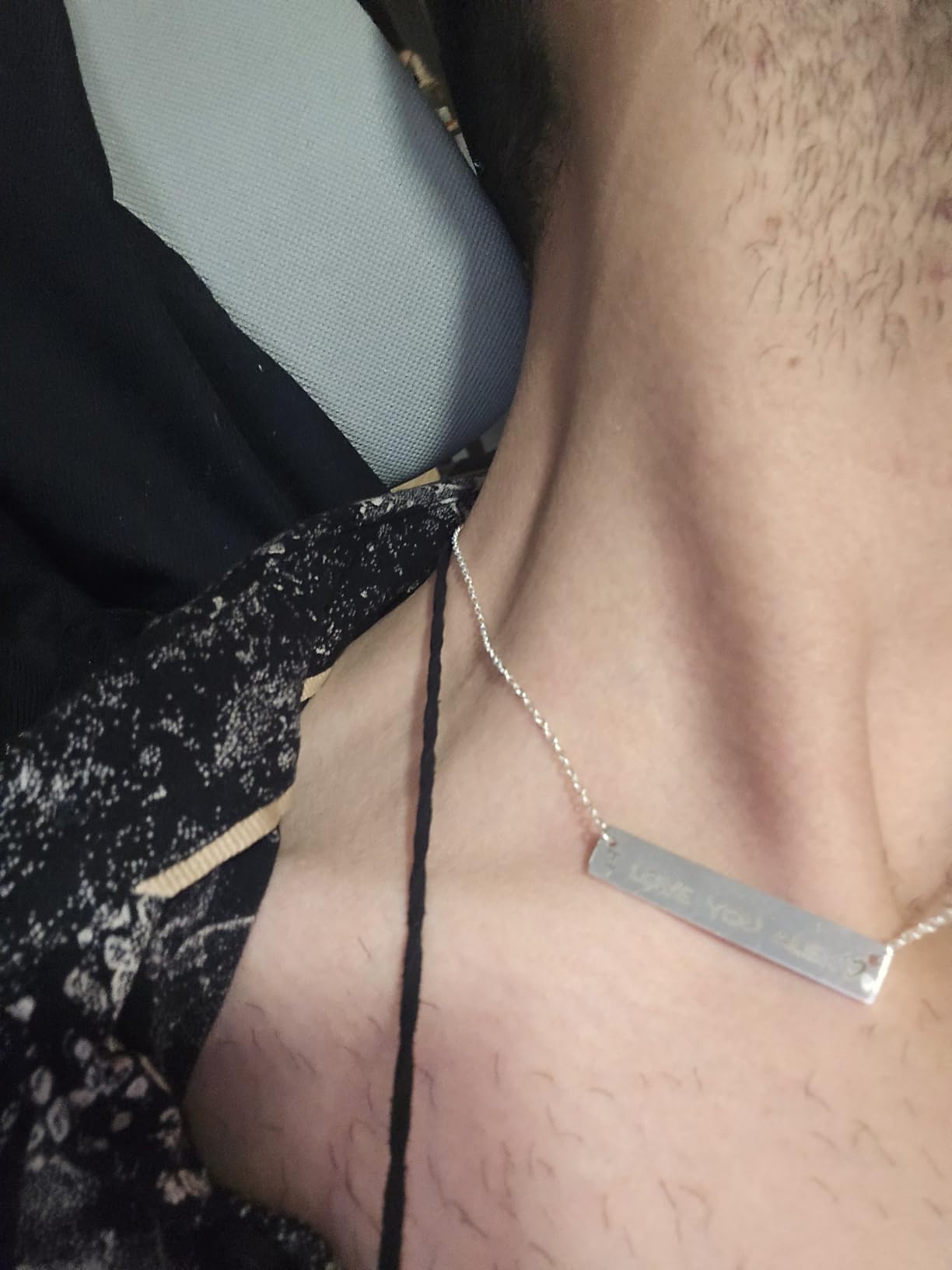 Petite Boutique Customizable Your Name Bar Necklace customer photo 2