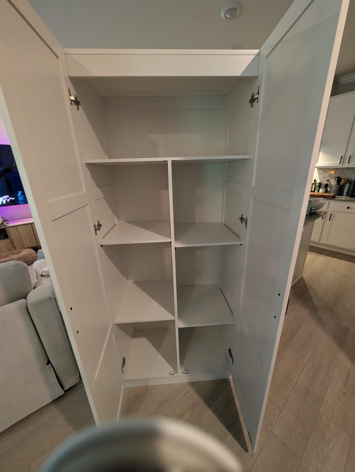 Sauder Select Storage Cabinet / Pantry cabinets, White finish customer photo 2