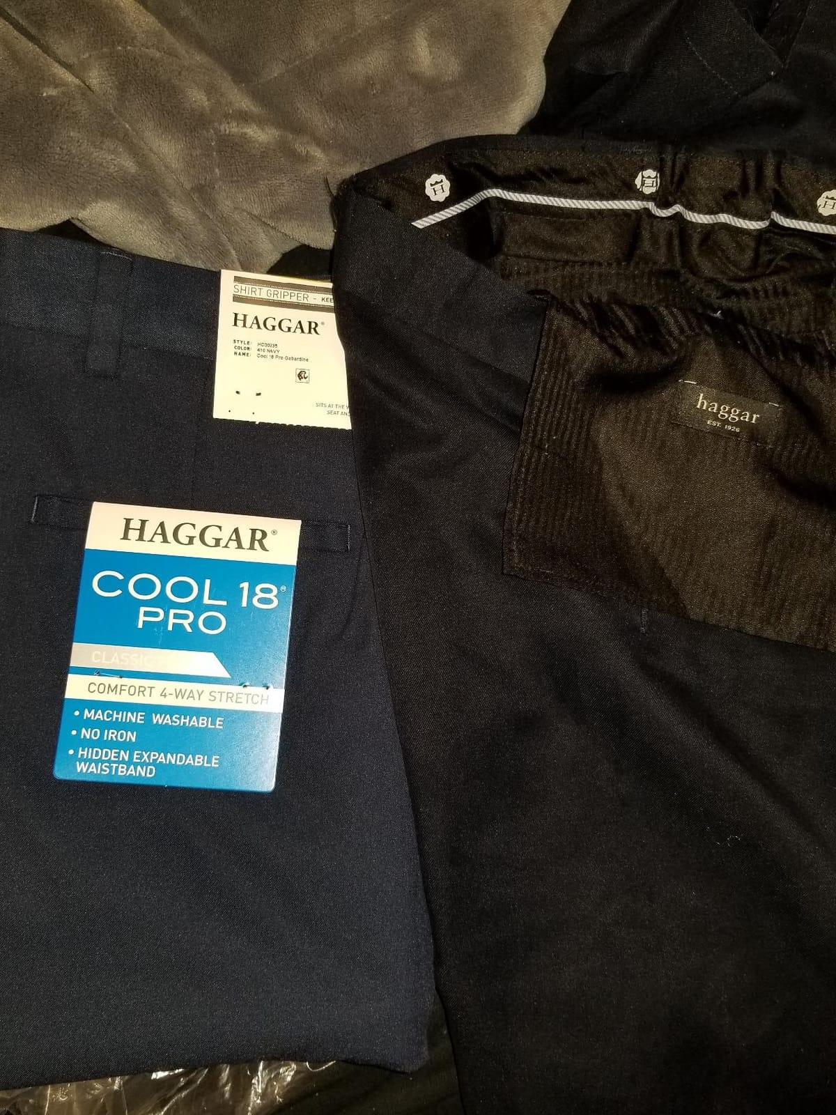 Haggar Men's Classic Fit Cool 18 Pro Golf Pant customer photo 1