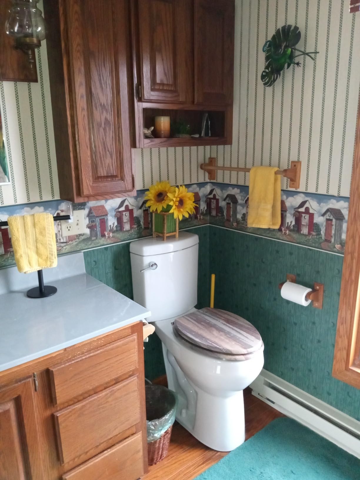 20 inch Extra Tall Toilet. Convenient Height bowl taller than ADA Comfort Height. Dual flush, Metal handle, Slow-close seat customer photo 2