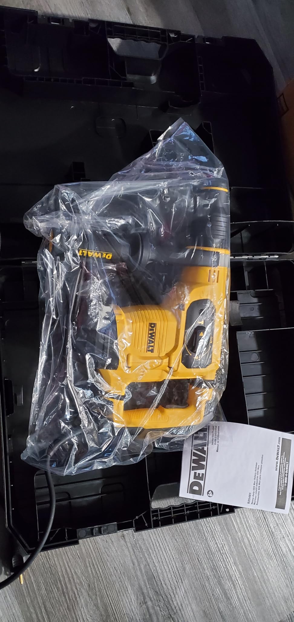 DeWalt Rotary Hammer/Drill Combination Kit, SDS MAX, 40mm (D25481K) customer photo 1