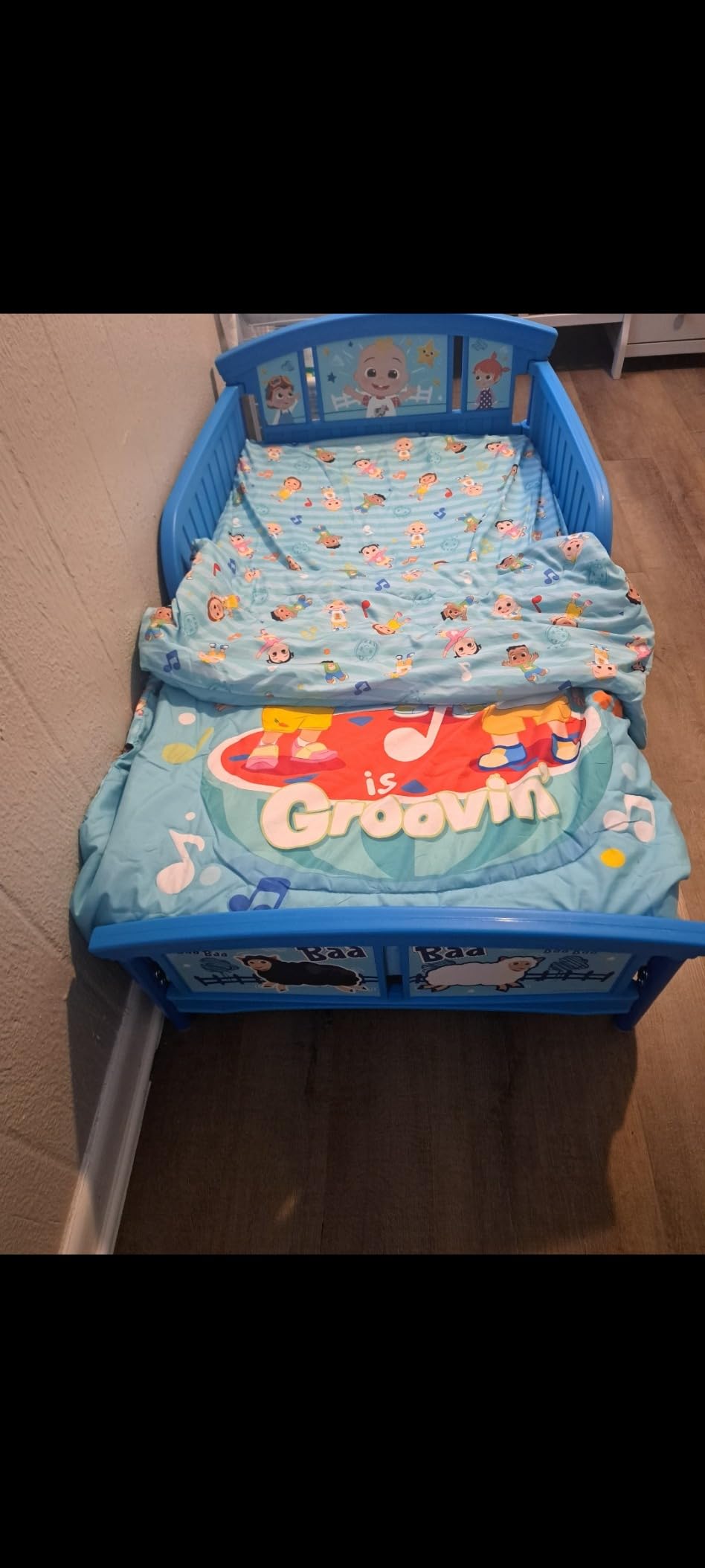 Delta Children Plastic Toddler Bed, Disney/Pixar Cars | Low-to-Floor Toddler Bed with Included Safety Rails, BSA Certified, Fits Full-Size Crib Mattress customer photo 2