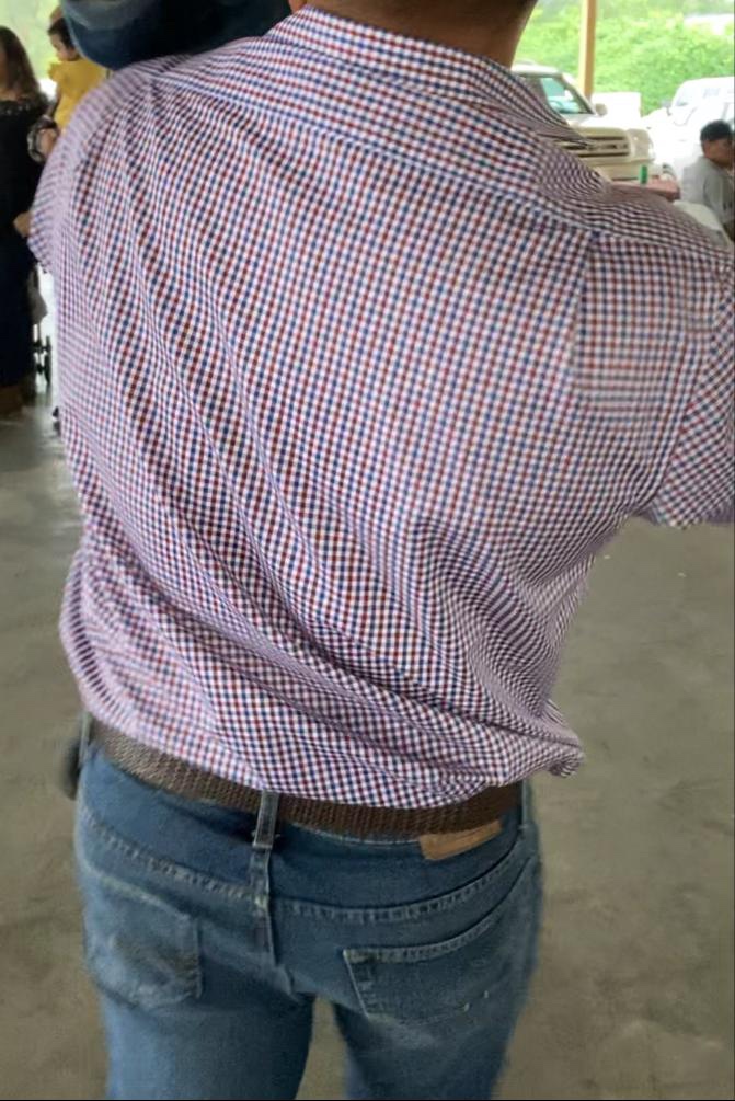 Men's Regular Fit Non Iron Gingham Dress Shirt - Amazon Exclusive customer photo 1