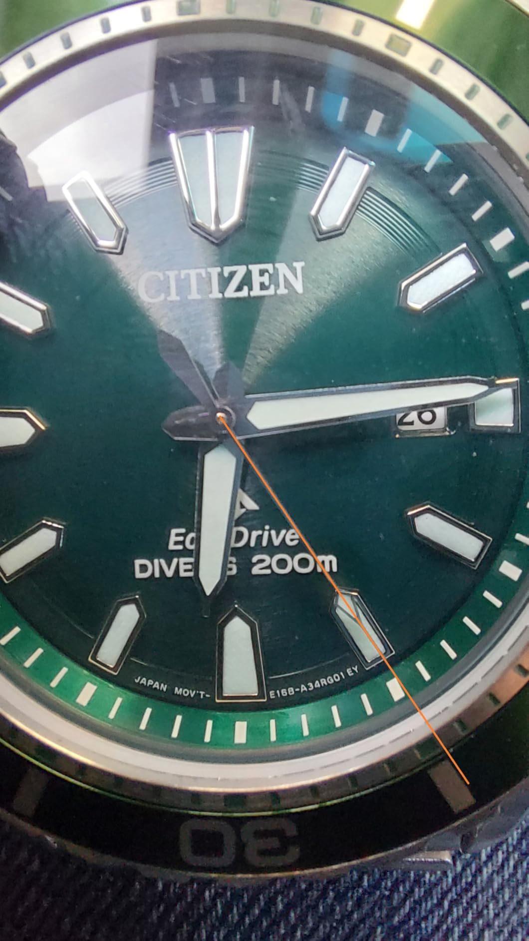 Citizen Men's Promaster Sea Eco-Drive Stainless Steel Watch, 3-Hand Date, One-Way Rotating Bezel customer photo 1