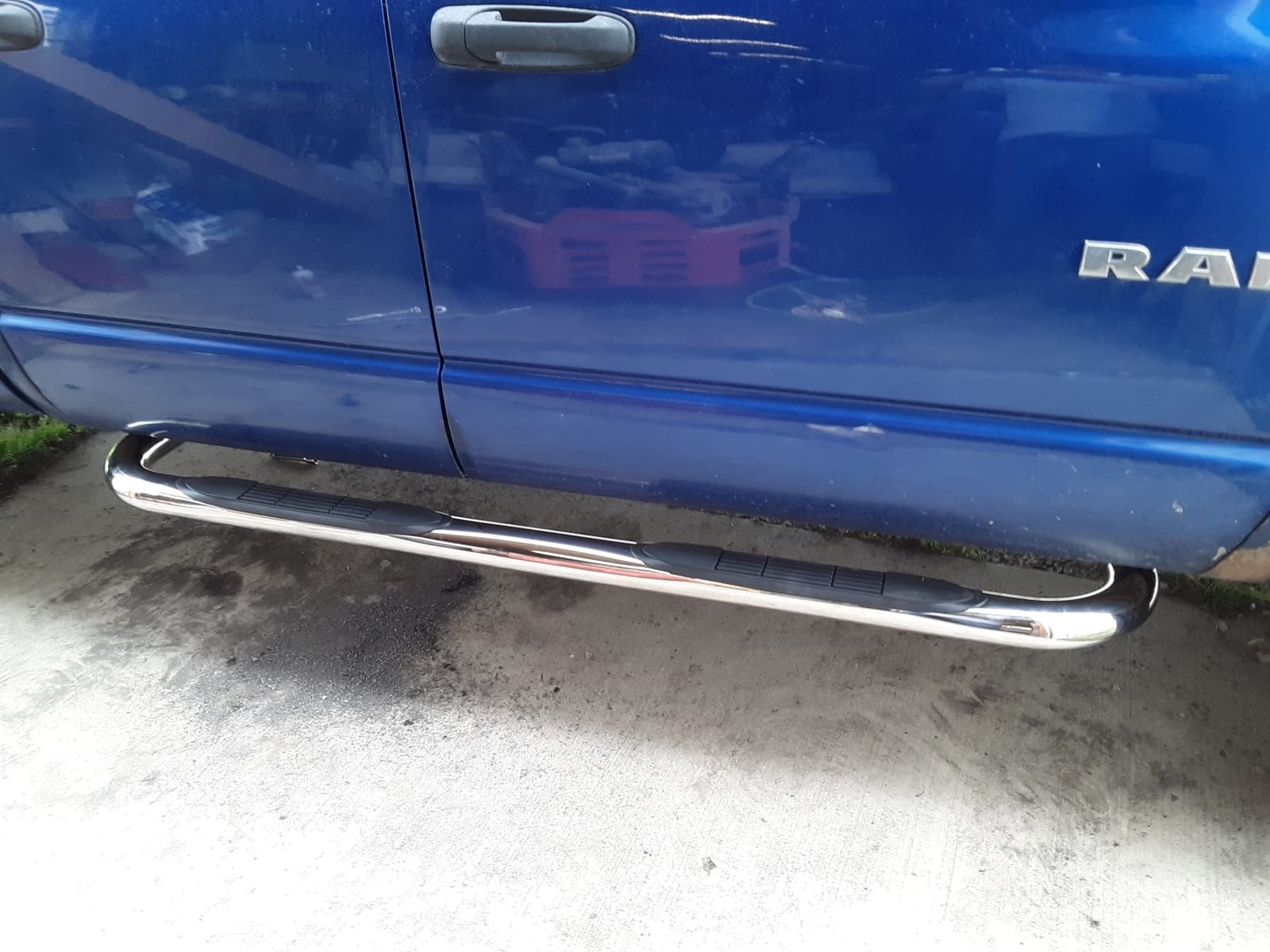 TAC Side Steps Fit 2002-2008 Ram1500 Quad Cab| 2003-2009 Ram2500/3500 Quad Cab (Exclude Daytona, Rumble Bee and SRT-10 Models) 3