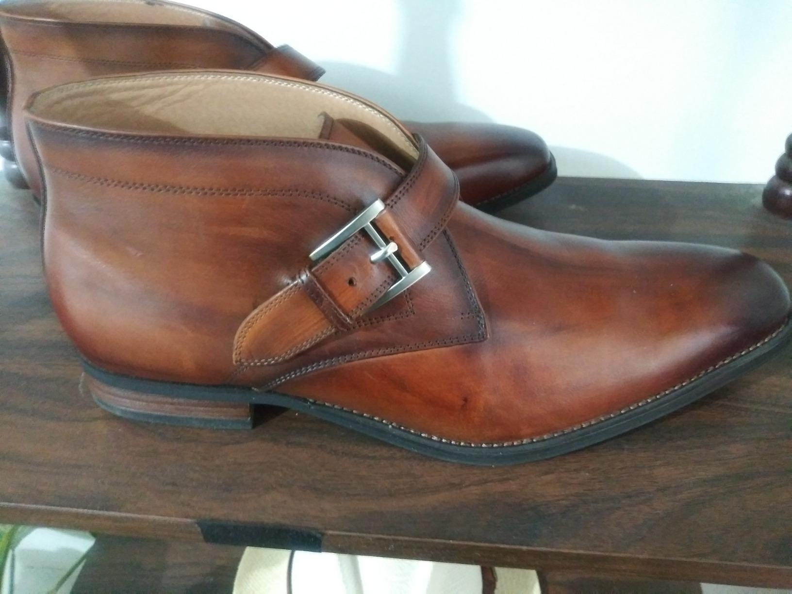 Brown Leather Slip-On Loafers for Men by La Milano customer photo 1