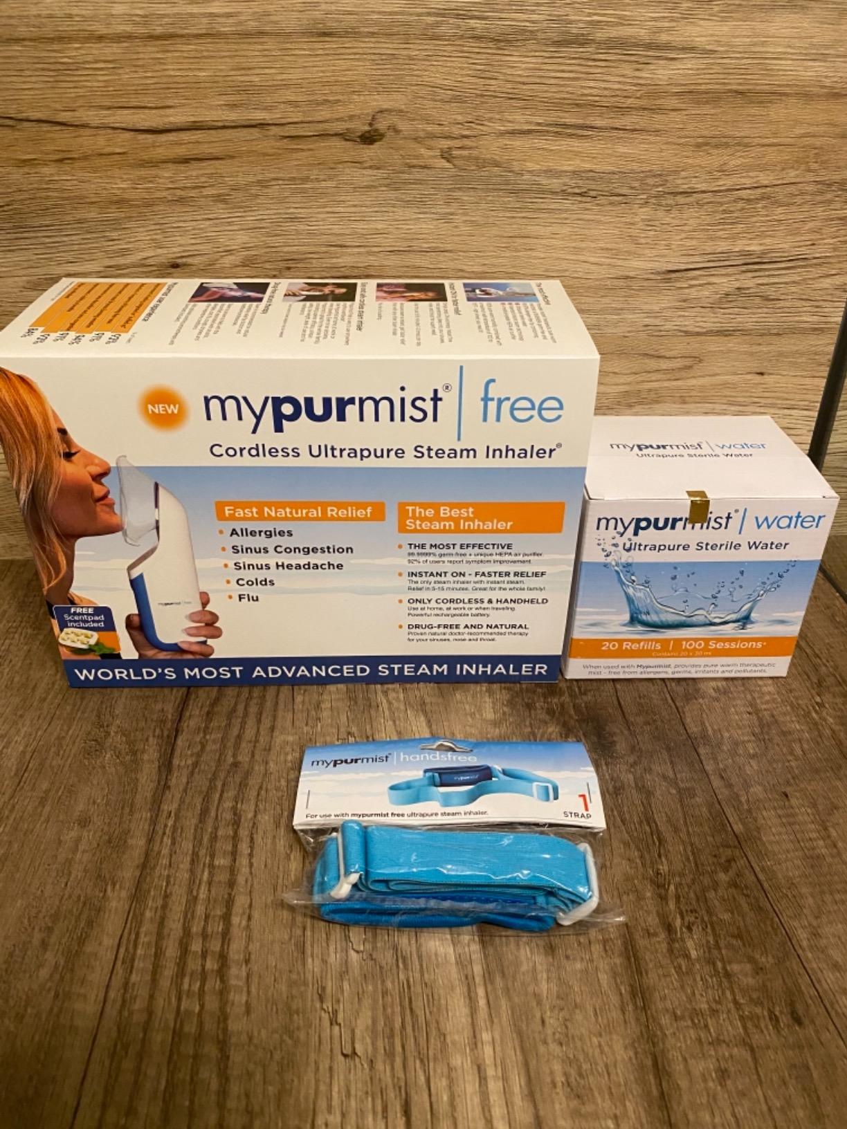 Mypurmist Free Cordless Steam & Sinus Inhaler Premium Kit customer photo 2