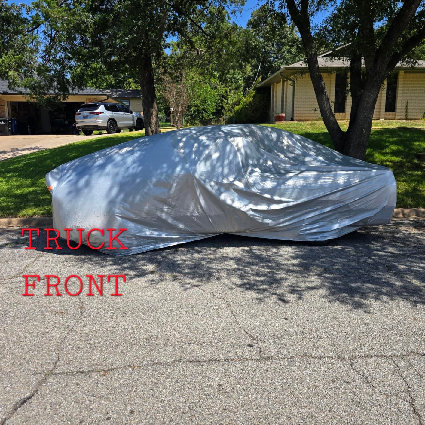 Kayme SUV Car Cover See Vehicle Size Chart, Size S4 | Waterproof All Weather Heavy Duty for MDX ZDX, X5 X6, Explorer, Pilot. Soft Cotton customer photo 2