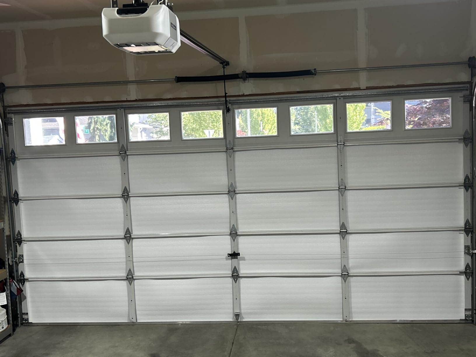NASA TECH White Reflective Foam Core 2 Car Garage Door Insulation Kit 18FT x 8FT R Value 8.0 customer photo 2