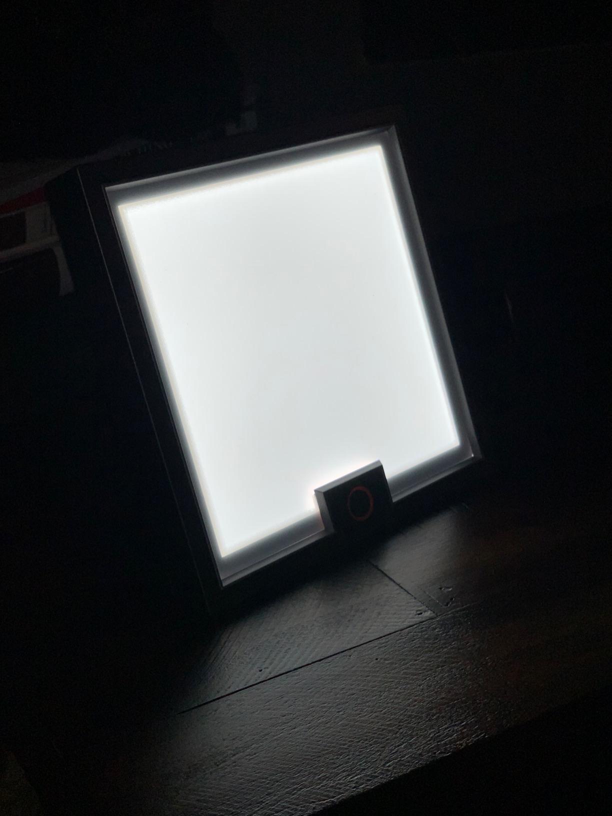 Circadian Optics Lumine 10,000 Lux Light Therapy Lamp | Seen On Shark Tank | Sun Lamp For Seasonal Blues | Ultra Bright White Light Therapy | 10,000 LUX | UV-Free | Full-Spectrum | Symmetrically Modern customer photo 1
